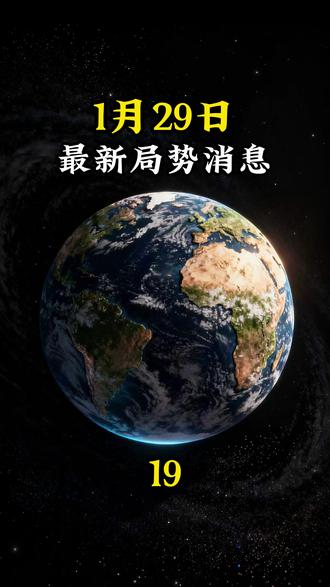1月29日国际局势分析 #最新国际消息 #大国博弈 #国际局势最新动态