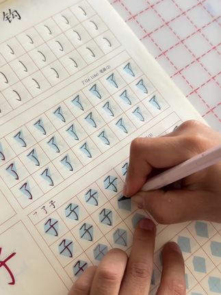 #练字 初学练字的小朋友从哪入手?当然是基础笔画啦!暑假里一定多多练习基础笔画,笔画写好看了,那么你的字一定也不会差#练字技巧 #练字帖 #规范字书写 #每日一练
