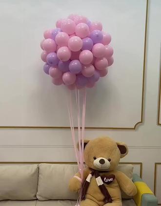 小熊热气球尾巴球教程