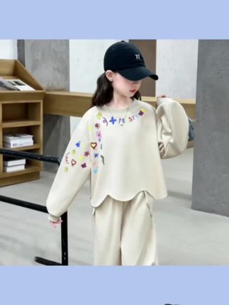 女童秋装套装2025新款洋气儿童运动服中大童女孩春秋季卫衣两件套#童装上新 #甜美穿搭 #高品质童装 #春秋穿搭 #强烈推荐