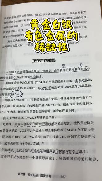 一直跟狗总买贵金属,有色金属,看了书以后更有信心长期持有了#基金#有色金属#黄金#白银#值得一看的好书