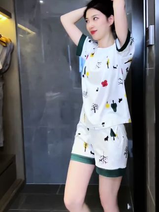 #夏季穿搭 #在家也要美美哒 #面料柔软舒适 #谁穿谁好看系列 #不挑年龄不挑身材