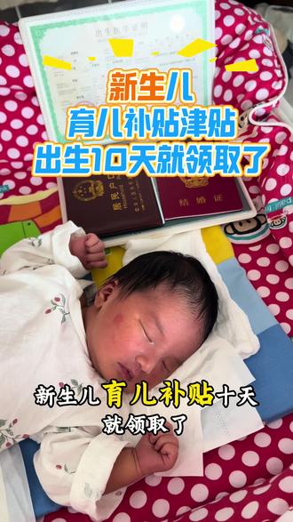 新生儿育儿补贴津贴领取步骤#育儿补贴 #新生儿津贴 #育儿补贴网上怎么申请 #报销#生孩子给钱
