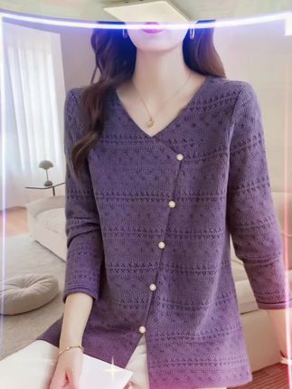 #长袖小衫 #时尚百搭 #气质优雅 #美出高级感 #谁穿谁好看