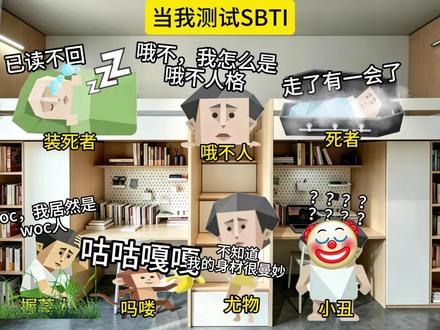 当我测试人格 原作者:B站 Q肉儿串儿#猫meme #sbti #玩梗 #万万没想到 #抽象