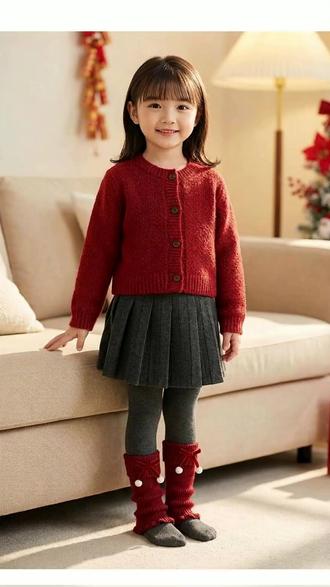 冬天宝宝脚暖和,红色小腿袜套包邮到家! 姐妹们!这个冬天一定要给孩子准备一双这样的小红袜套哦~关键还是包邮到家!!#女童穿搭 #保暖不臃肿 #新年穿搭 #加厚保暖 #双12冬日氛围感穿搭大赏