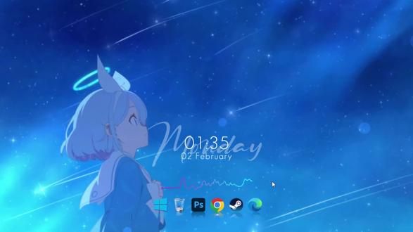 桌面改造攻略 干净又快速 #wallpaper壁纸推荐 #桌面美化教程 #电脑美化