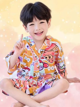#夏季穿搭 #面料柔软舒适 #舒适家居服 #童装童品 #儿童穿搭