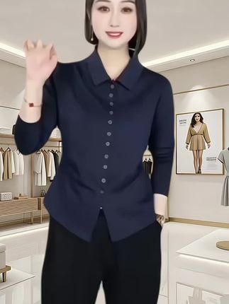 #每日分享 #春秋新款 #面料舒适透气 #百搭上衣 #穿出自信穿出美丽