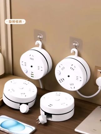 可伸缩插座多功能usb排插家用插排学生宿舍插线板多用多功能插板#插板 #插板固定器 #可伸缩插板 #插板阀