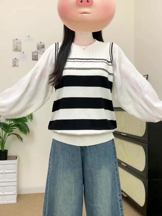 #早秋显身材平价上衣合集 #针织衫 #大码女装 #早秋长袖 #谁穿谁好看系列