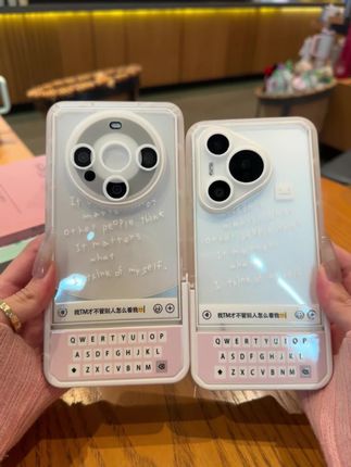 欧克里里聊天框适用苹果16promax翻盖支架手机壳华为OPPO小米vivo#创意手机壳 #这也太好看了 #强烈推荐