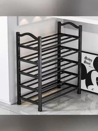 简易鞋架架子多层家用门口出租房宿舍防尘结实多功能鞋子收纳架#鞋架
