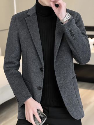 #西装控 #男士外套 #羊毛外套 #商务休闲男装 #双面穿外套