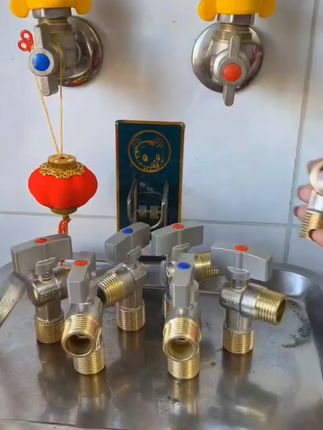 #精铜大球阀 #球阀 #角阀 #五金工具 #超便宜超划算