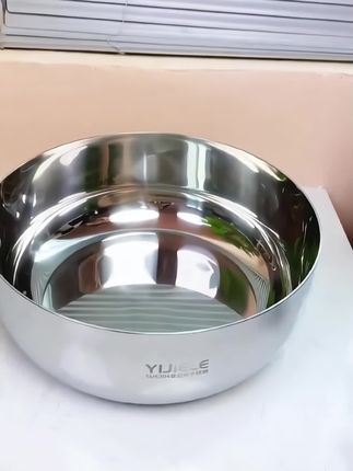 特厚加厚316L不锈钢和面盆厨房家用火锅盆洗菜打蛋汤锅盆急处理优#和面盆#厨房好物#巨量千川#创作灵感