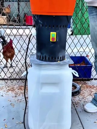 玉米粉碎机养殖用喂鸡鸭鹅牛马猪新型三农产品五谷干料粉碎机#三农工具#粉碎机#多功能谷物粉碎机#实用工具