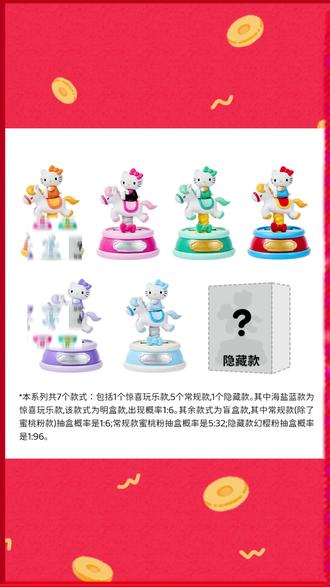 HelloKitty盲盒 【名创优品】Hello Kitty款童心小马系列光动乐盲盒手办送女生礼物#盲盒开箱 #光动乐盲盒 #手办礼物 #女生礼物 #礼物推荐