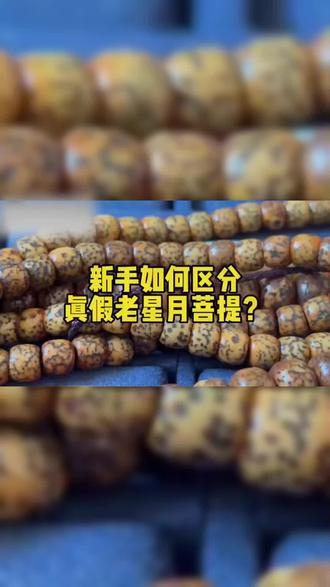 #我要上热门 新手如何区分真假老星月菩提呢!#健康健康健康养生