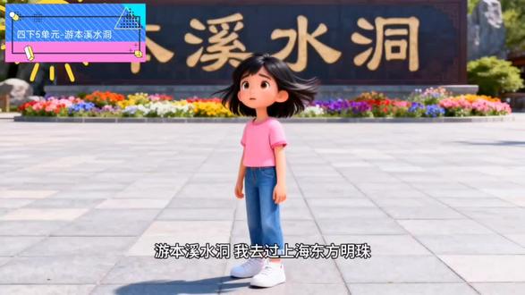 学生习作-四下5单元 游—#习作四年级作文 #作文