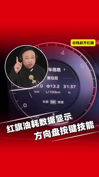 开着几十万的红旗,却天天纠结油耗高低,甚至还瞎猜油耗数据?#红旗 #油耗数据 #车机操作