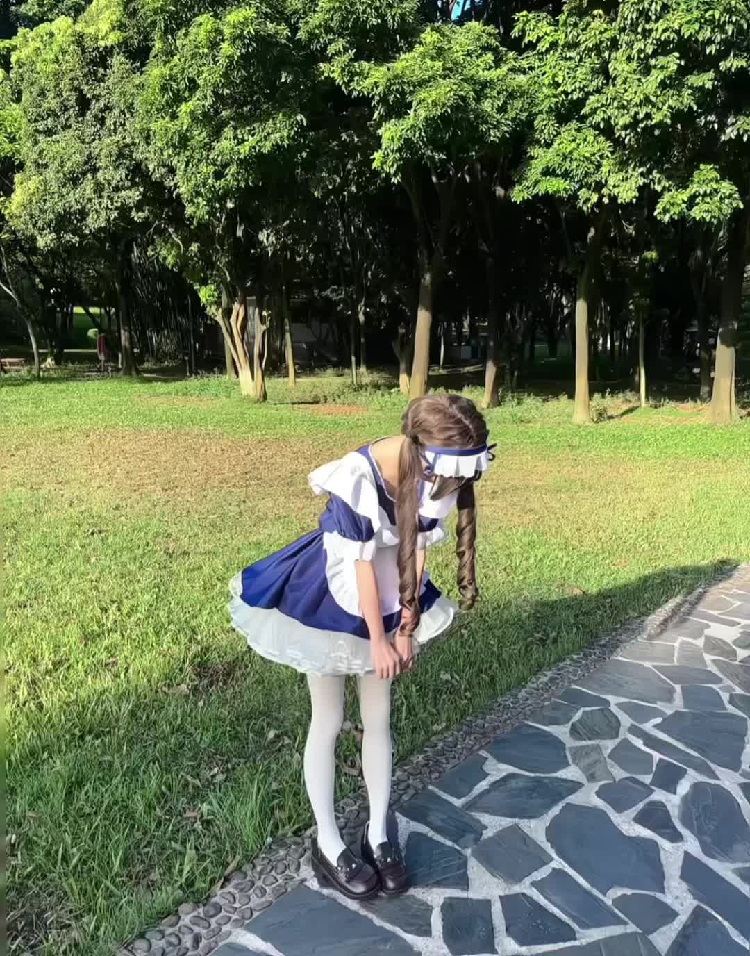 不是我可爱 是你爱上我了 笨蛋 ૮˵>ㅿ<˵ა#天使女仆#双马尾#萌妹子#已成年无任何不良影响