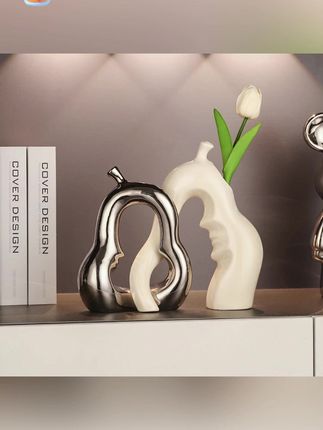 现代轻奢创意陶瓷艺术装饰品摆件高档客厅电视柜酒柜玄关家居摆设