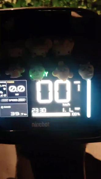 我的九号N370c仪表限速解除,这样看起来舒服多了……#电动车续航里程记录