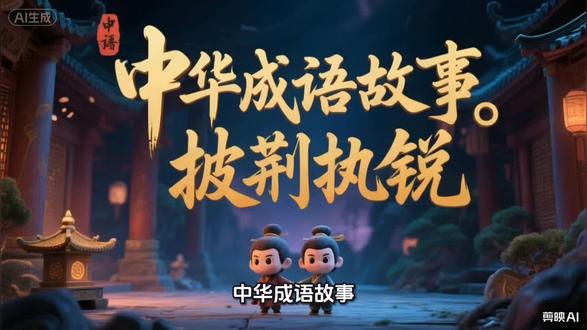 中华成语视频动漫故事。披坚执锐。AT技能。AT制作的视频