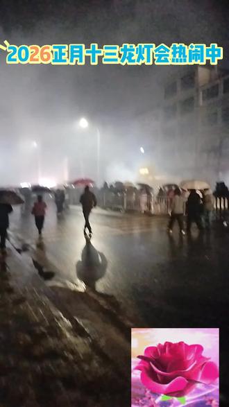 2026正月十三龙灯会#感受一下繁华的夜景 #感受一下音乐节现场感染力 ,在最热闹夜市感受烟火吧