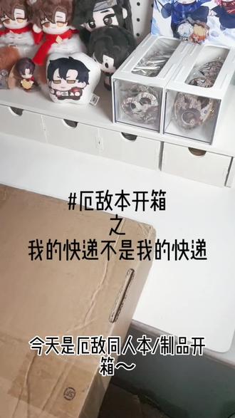 厄敌开箱|我的快递不是我的快递
已经顺利解决了ଘ(੭ˊᵕˋ)੭
#厄敌 #谷子开箱 #崩坏星穹铁道 #开箱视频 #同人
