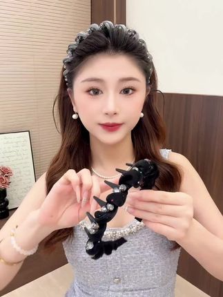 秋季百搭款发箍#美出新高度 #仙女必备 #这也太好看了 #发箍这样戴好美 #发箍