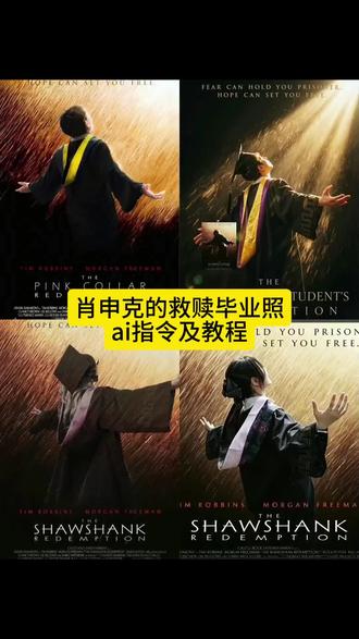 肖申克毕业照AI生成提示词全套分享 肖申克毕业照 AI提示词 AI绘画指令 肖申克壁纸 配图素材 影视AI作图 一键生成图 AI教程
#肖申克的救赎
#AI图片制作教程
#热门AI特效
#小云雀AI
#小云雀AI一键图片设计