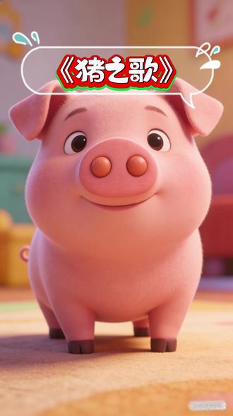 《猪之歌》每日一首磨耳朵歌曲。 #儿歌 #磨耳朵歌曲 #儿歌大全 #猪之歌 #动画短片