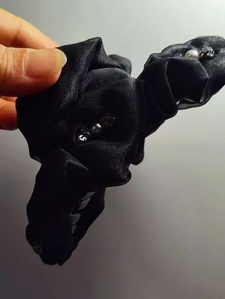 法式复古云朵水钻抓夹2025新款高级感盘发鲨鱼夹大号显发量多发夹
