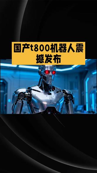 国产t800机器人震撼发布