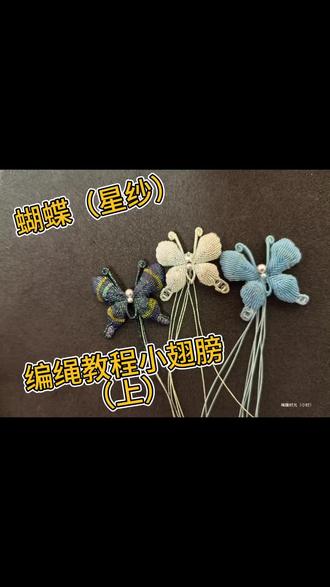 蝴蝶(星纱)编绳教程小翅膀(上) #上热门 #编绳教程 #编绳 #编绳手艺分享 #编绳教程简单易学 原创,原创,原创,未经允许,不得翻录,欢迎宝子们在评论区讨论,交作业,喜欢的宝子们点点关注,😘😘😘点点赞😘😘😘