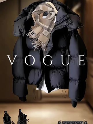 羽绒棉服女短款2025新款爆款洋气加厚棉衣面包服外套宽松冬季棉袄