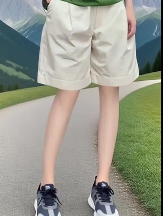 多色五分裤,不喜欢穿裙子的姐妹们,一定要试试这个短裤#短裤穿搭 #夏季穿搭 #出游穿搭 #休闲百搭 #清凉一夏