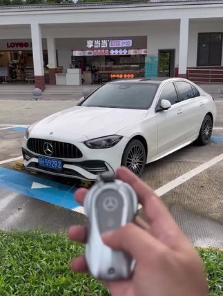 奔驰汽车钥匙电池E300L/C200/C260GLCGLEGLBK/AS级遥控器原装