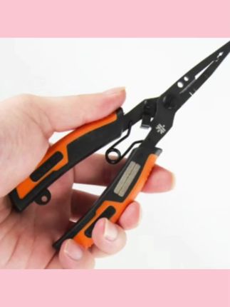 #渔具用品 加长多功能路亚钳钓鱼专用长款控鱼器带剪刀剪线不锈钢摘钩绑钩钳#路亚野钓 #路亚钳 #钓鱼剪刀 #控鱼器