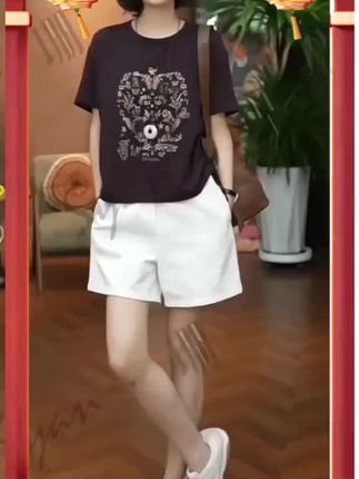 #品质女装 #T恤 #夏季穿搭 #谁穿谁好看 #每天好物分享