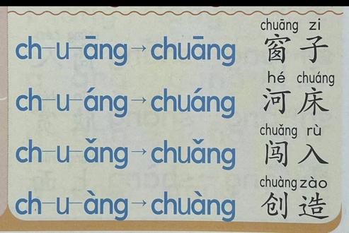 chuang 拼读练习- 每天跟读五分钟,学习拼音变轻松!欢迎小朋友语音留言打卡哦✌