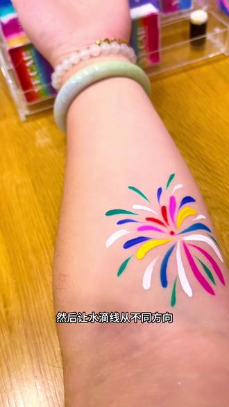 姐妹我们画起来,我们比一比谁的颜色搭配更好看,把你的作品留在评论区,我们互相学习,一起进步!#儿童面部彩绘 #干货分享 #哈尼妆