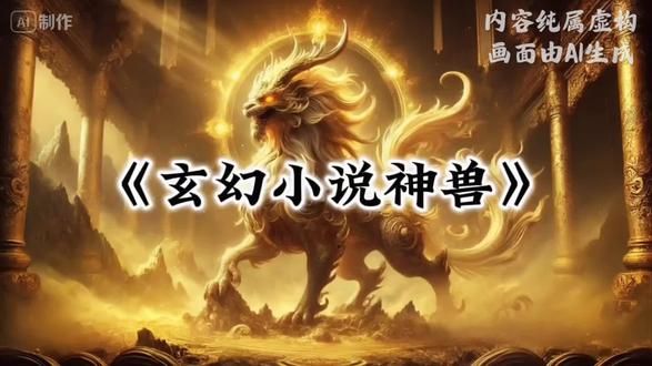 玄幻小说神兽#Al绘画 #玄幻 #神兽