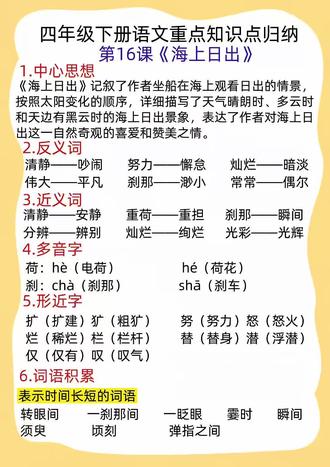 四年级下册语文要背诵学习的知识点越来越多,家长不要让孩子盲目翻课本复习,那样只会打击孩子自信心,可以给孩子准备这本考点全归纳让孩子跟着复习,孩子复习更加有方向。#四年级#四年级语文#四年级下册语文#四年级知识点 #四年级期中复习