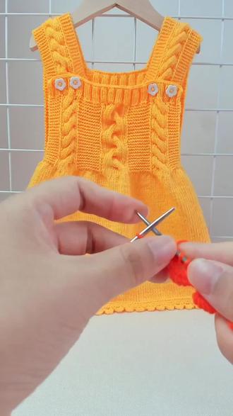 轻松编织美裙,手工麻花连衣裙材料包来啦!