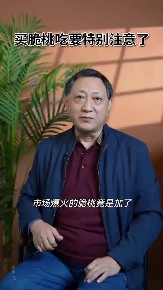 买脆桃吃要特别注意了 #脆桃#水果