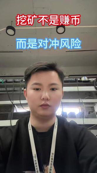 挖矿不是赚币.而是对冲风险