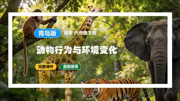 动物行为与环境变化青岛版科学课件六年级下册公开课新教材教案备 #青岛版 #青岛版科学 #科学公开课 #科学课件 #小学科学 #科学新教材 #科学备课